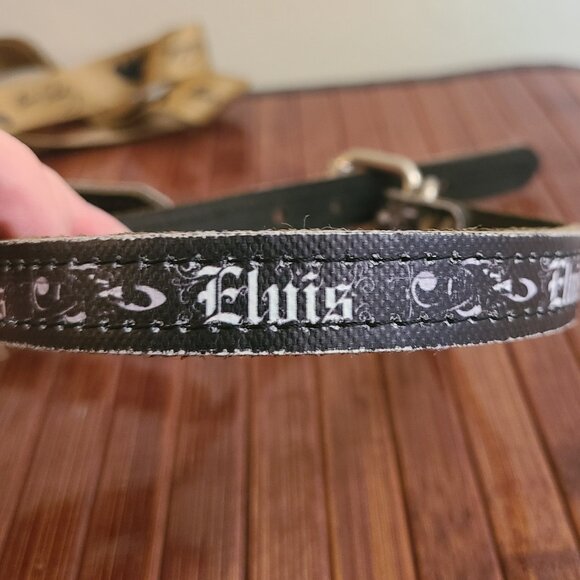 Three Elvis Themed Dog Collars & Elvis Lanyard - New - Picture 1 of 10